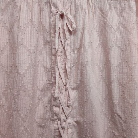 Wonderly Button Down Shirt Women Plus Size 4X Pink Cotton Spring Casual Feminine - Picture 6 of 8